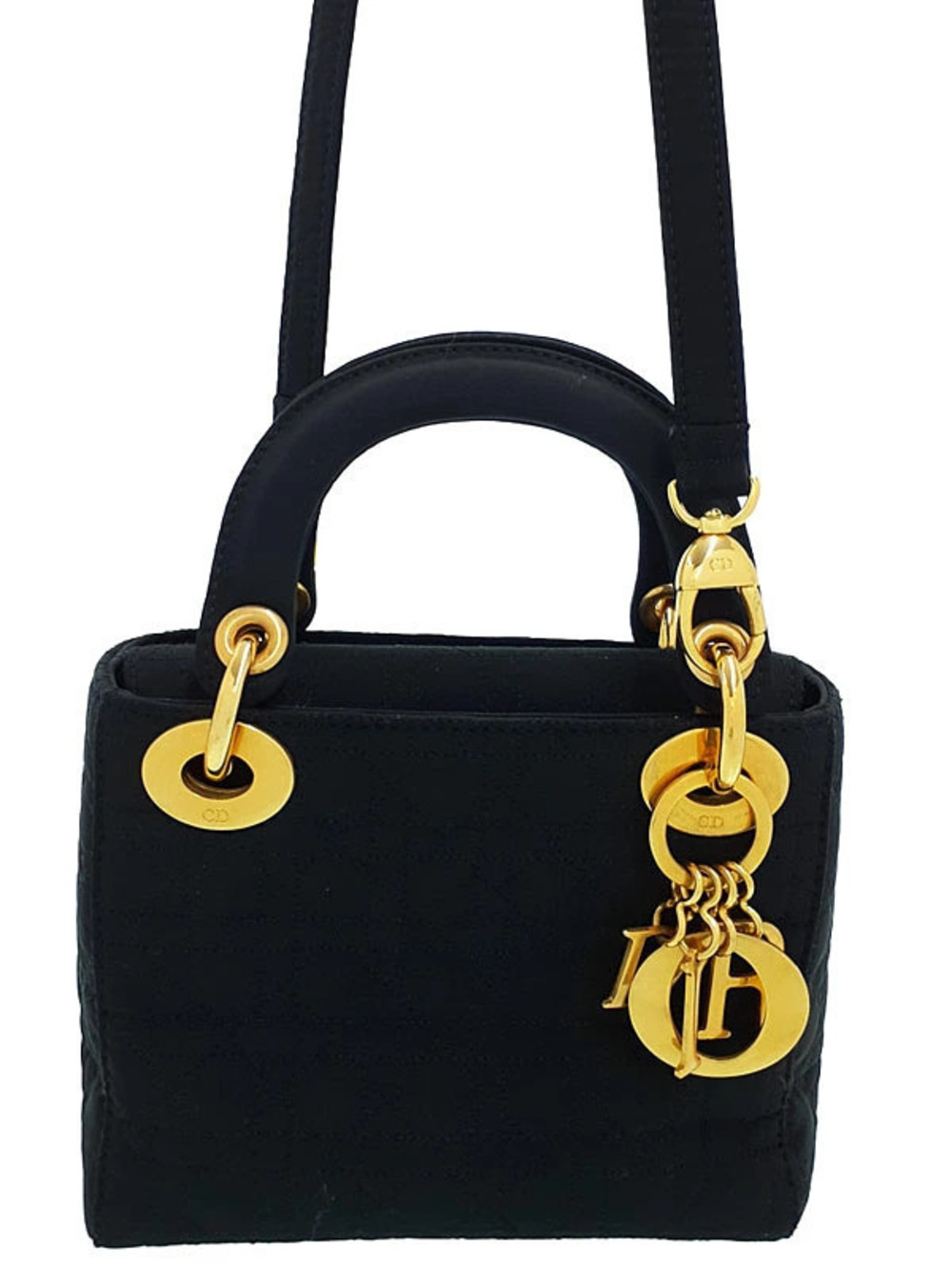 Christian Dior Cannage Lady Dior Bag quilted cannage Black